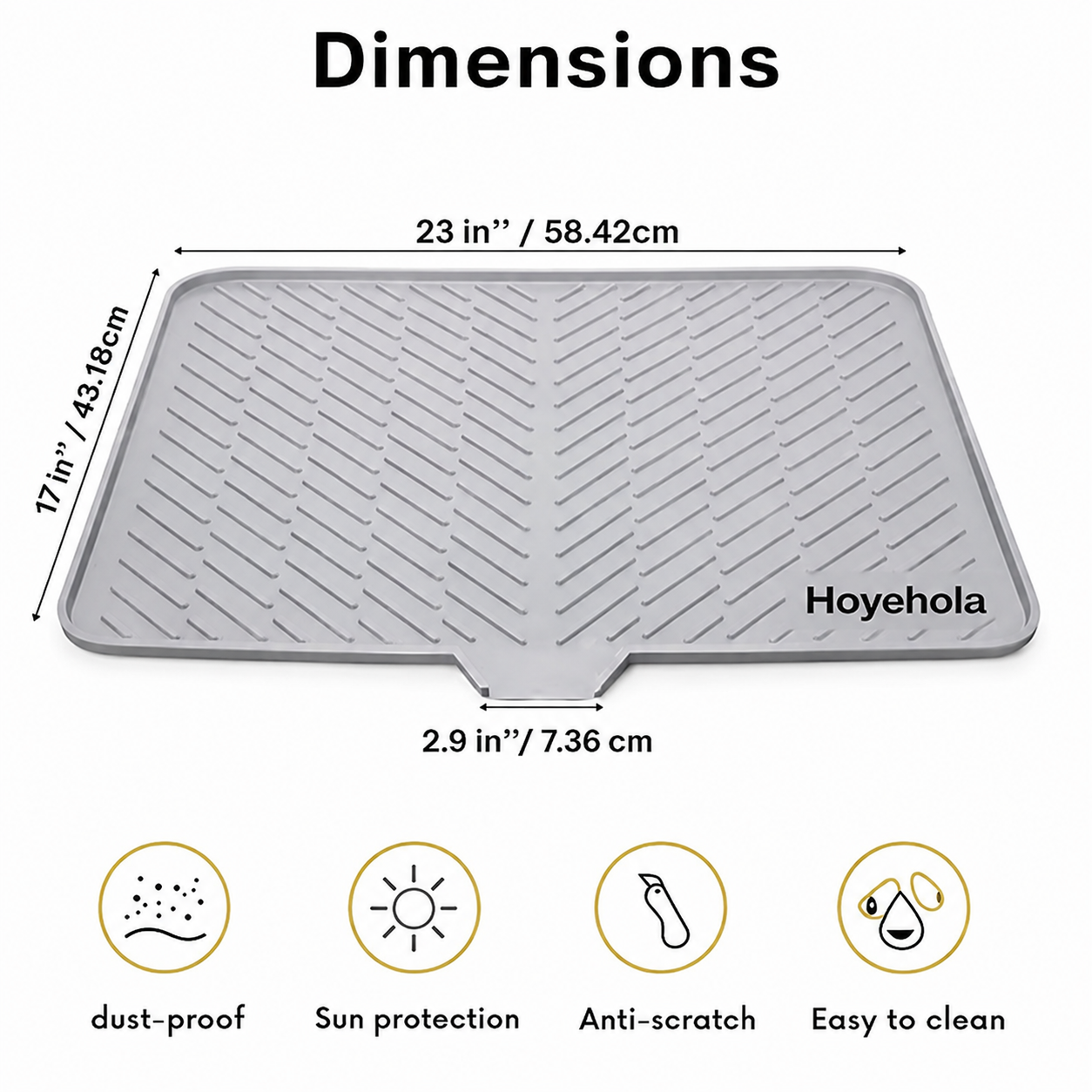 SmartDrain™ Silicone Drying Mat