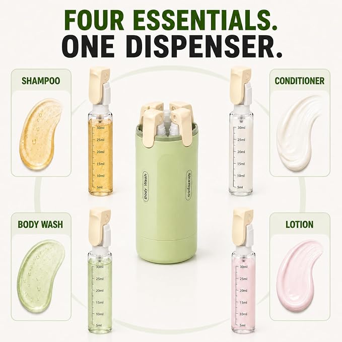 LifestyleKart™ TravelFlow 4-in-1 Bottle