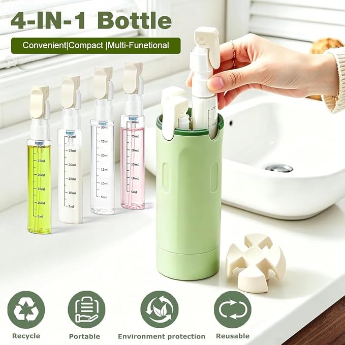 LifestyleKart™ TravelFlow 4-in-1 Bottle